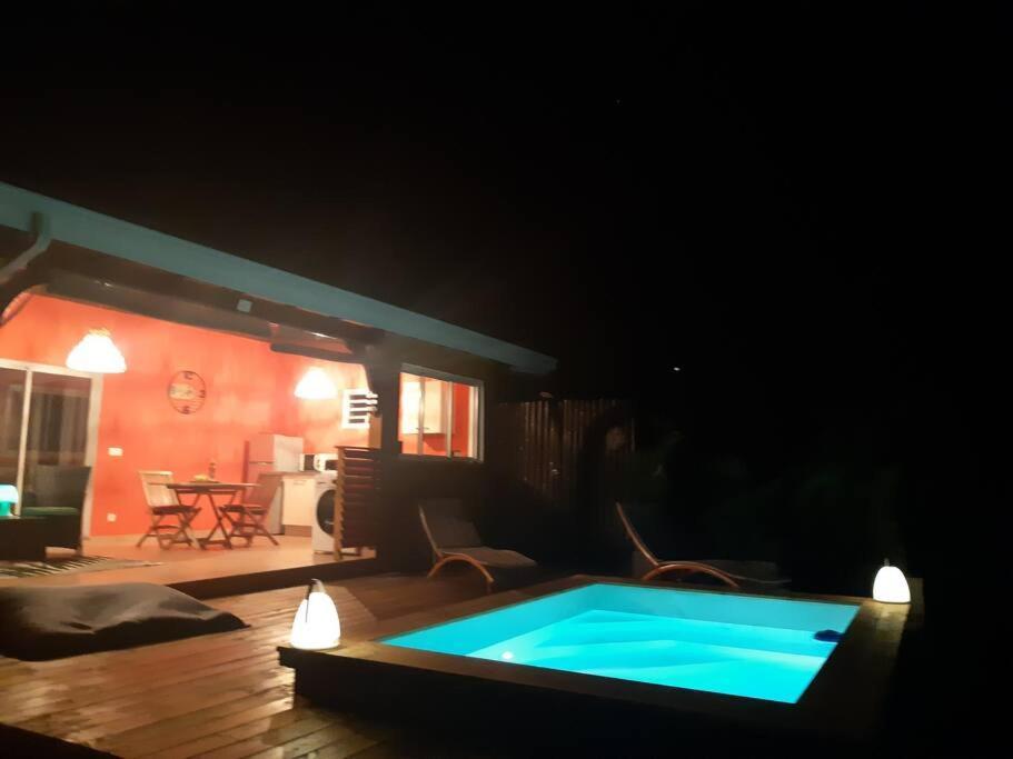 Ti Coin Relax Bungalow Vue Mer Piscine Privee Villa Saint-Francois  Exterior photo